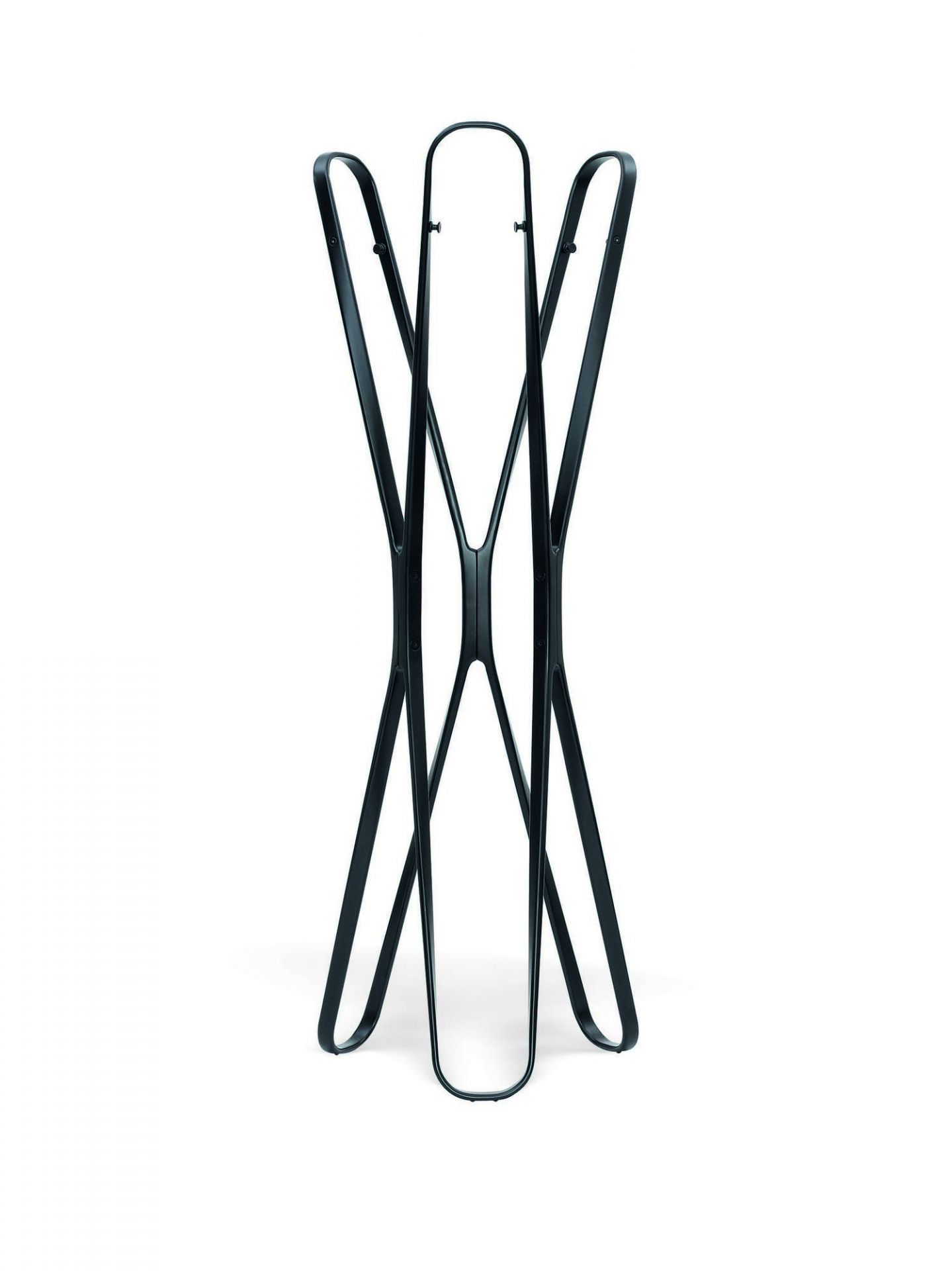 Saturn Garderobenständer von ClassiCon: Moderner, blauer Kleiderständer für Flur, Büro oder Wartezimmer.